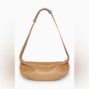 COS Beige leather crossbody bag